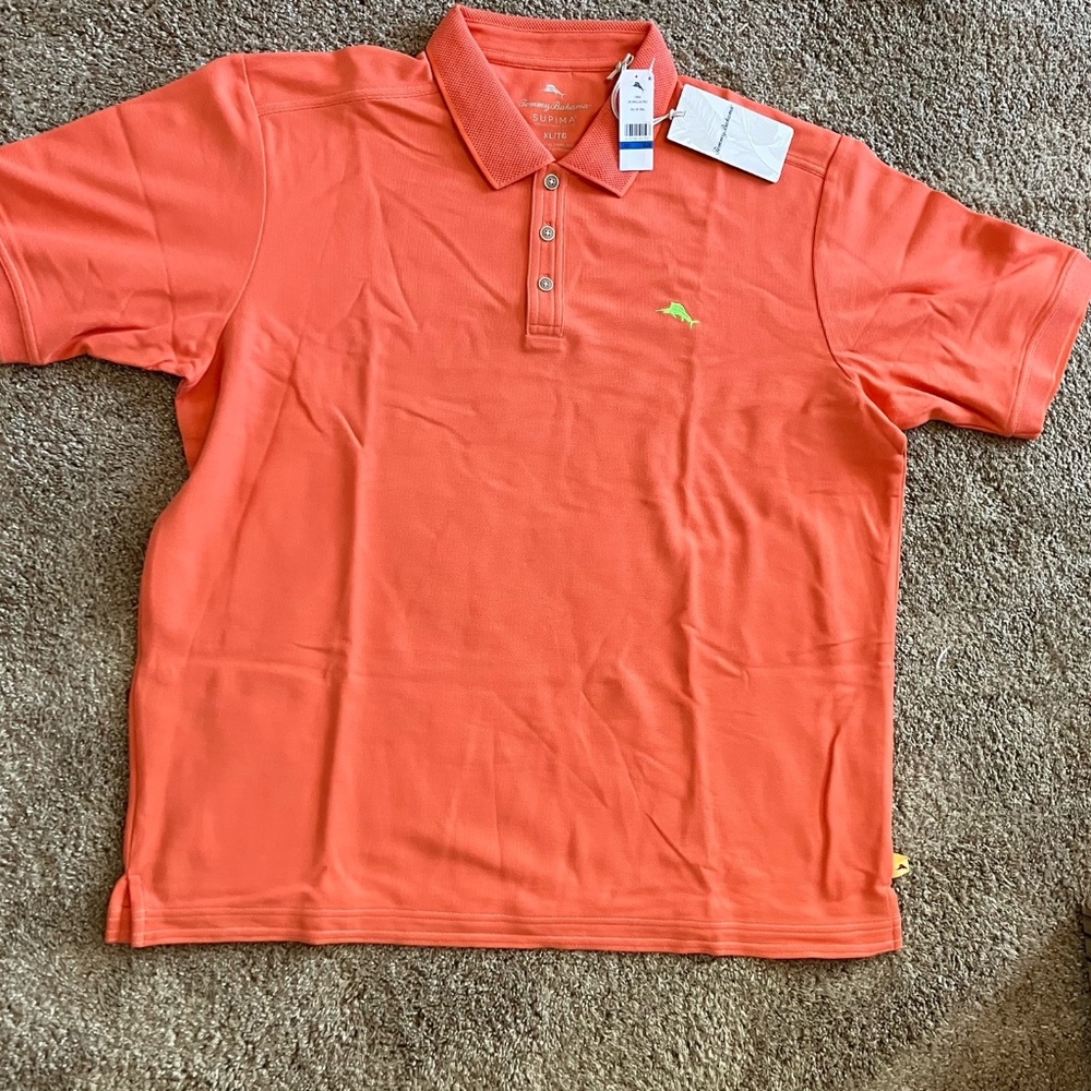 Tommy Bahama Emfielder Polo (Dark Coral)